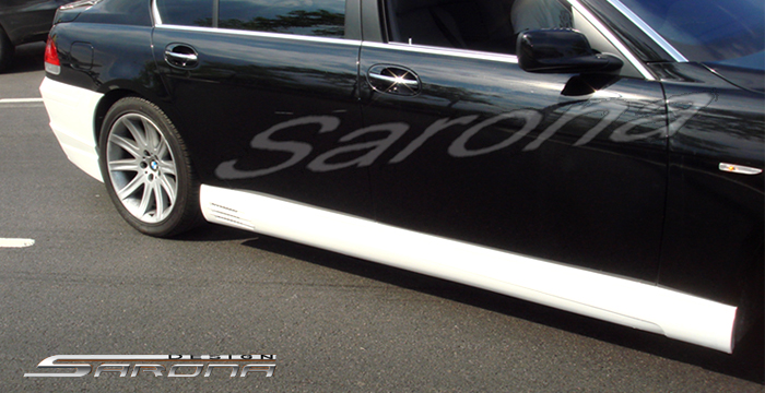 Custom BMW 7 Series  Sedan Side Skirts (2002 - 2008) - $690.00 (Part #BM-019-SS)